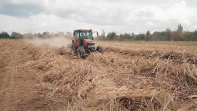 Case IH is helping farmers in the Philippines to bale left over sugarcane field residue so that it can be used in biomass plants to generate clean energy.