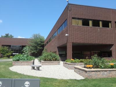 The Victory Garden is prominently placed near the entrance to Timberland’s Stratham, New Hampshire headquarters. Visitors park their cars and walk past beds of tomatoes, summer squash and eggplant (among other crops) to enter the building. Timberland is also home to Bright Horizons, an on-site daycare center. The garden is a special attraction to the kids, many of whom have never seen how vegetables grow. In 2015 the company made a major investment in the garden’s structure and replaced the wooden beds with sturdy stone and granite beds.