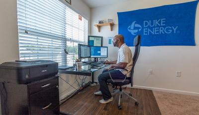 Weatherspoon's home office, which he refers to as his Duke Room.