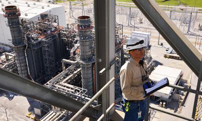 Engineer Anil Gyanani ensures the site meets standards and requirements for handling hazardous chemicals.