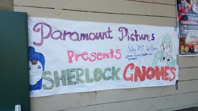 Paramount employee volunteers gave back to kids in their local community with an evening of activities and an outdoor screening of “Sherlock Gnomes” at the Lemon Grove Park in Los Angeles.