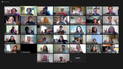 Sense International - Learning sign-language and recording messages for the deaf community.