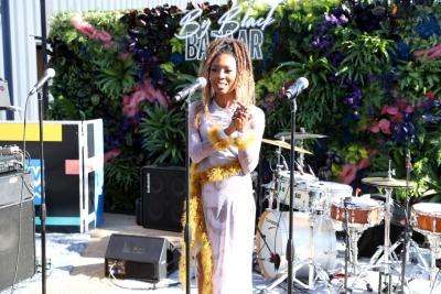 ByBlack Bazaar Co-host, Zerina Akers. Photo Credit: Courtesy of American Express.