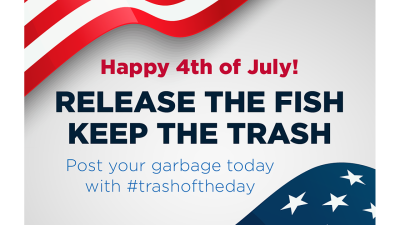 This Fourth of July, national nonprofit Keep America Beautiful is calling on the 8 million US users of angling app, Fishbrain (www.fishbrain.com) - to log and clear waste pollution in America’s waterways.