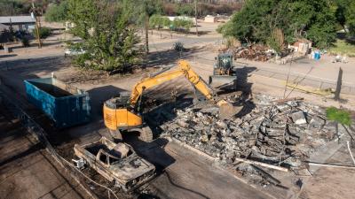 Wildfire cleanup in Arizona