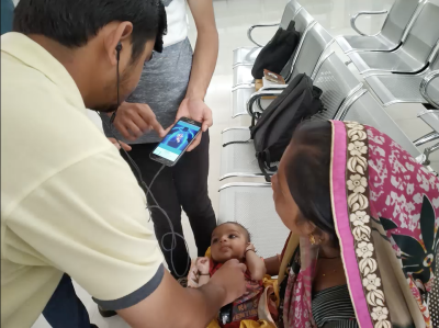 The Ayu smart stethoscope device uses heart sounds for the detection of early-stage heart disease