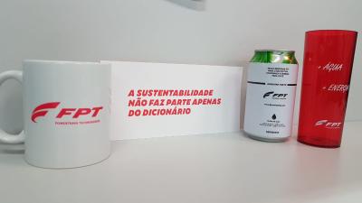 FPT Industrial employees at its facility in Betim were given a ‘sustainable’ cup kit