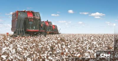 The Case IH Cotton Express self-propelled cotton harvester is helping to mechanize Uzbekistan’s cotton industry
