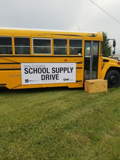 Employees at CNH Industrial’s Reman facility in Springfield, IL, were enthusiastic supporters of the virtual back to school drive.