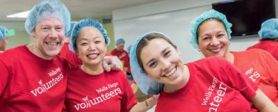 Wells Fargo team members donated a record 2 million hours in 2017.