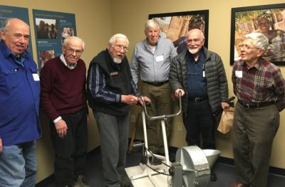 A recent reunion of six of the General Mills employees who founded or worked on CTI in the 1980s.