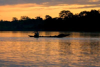 The River Aguarico located near the indigenous village of San Pablo de Kantesiya in the Ecuadorian Amazon. Photo by Pablo Yépez, courtesy of Equitable Origin’s Center for Strengthening the Rights of Indigenous Peoples.