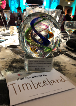 Timberland’s work to reintroduce cotton farming to Haiti was recently awarded this year’s US Chamber of Commerce Citizenship Award for Best Economic Empowerment Program. The program will produce a sustainable supply chain of cotton for Timberland products as well as help reforest Haiti and improve the livelihoods of 34,000 smallholder farmers.