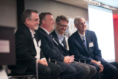 Ron McGill, Grand Hyatt New York, Director of Engineering; Michael Reed, Head Commercial Programs, NSYERDA; Michael Isenberg, Senior Associate BMS, WSP; Paul Camuti, SVP of Innovation and Chief Technology Officer for Ingersoll Rand