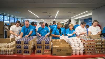 Subaru of America, Inc. kicks off 2018 Share the Love by hosting HQ event to help combat childhood hunger with Food Bank of South Jersey.
