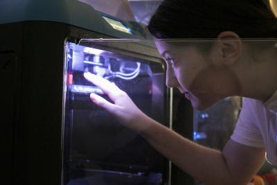 Doing 3D printing projects, which sixth-grader Danielle describes as “really crazy to see your ideas come to life,” has improved her math skills.