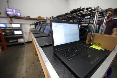 Edison International recently donated 600 refurbished laptops to the California Bridging the Digital Divide Fund.