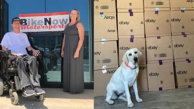 BikeNow Motorssports is a family business — even Hollie is a valued associate.