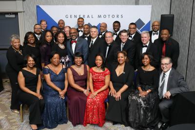 GM leadership pictured with all 14 2020 BEYA Award Recipients. Photo: T. Powell