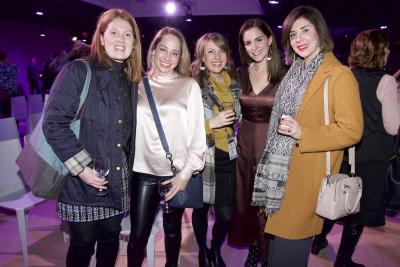 Claire Gruber, Harken Interiors; Katie Gross, Durkan; Ashley Cova, Harken Interiors; Lydia Cash, Lydia Cash Studio; Jaclyn Moser, Harken Interiors