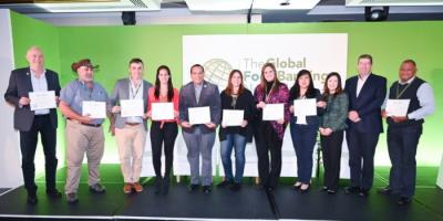 Representatives from nine food banks from Argentina, Australia, Ecuador, Honduras, Mexico, Panama, Peru and South Africa received Zero Hunger Food Bank Challenge awards to advance food banking in their respective countries.