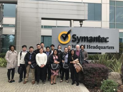 Symantec C3 students with Year Up visit our Mountain View office for a field trip