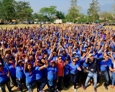 Los más de 30,000 empleados de HanesBrands en Centroamérica y el Caribe tienen rol activo en sus comunidades. Recientemente, un grupo de empleados voluntarios se reunió para transformar un espacio público en Honduras.