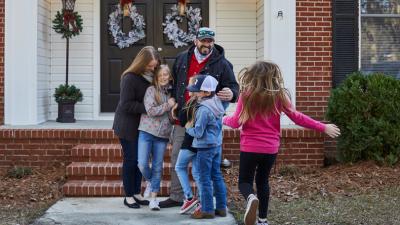 Home for the holidays! Purple Heart veteran Clint Myatt and his family celebrate after accepting the keys to their mortgage-free North Carolina home, donated by Wells Fargo and Military Warrior Support Foundation. Wells Fargo supports Military Warriors Support Foundation’s Home4WoundedHeroes program, which provides mortgage-free homes for wounded veterans and their families as well as financial mentorship to help ease the transition from military to civilian life. Since 2012, Wells Fargo has donated more than 400 homes valued at over $60 million to support veterans and their families in all 50 states.
