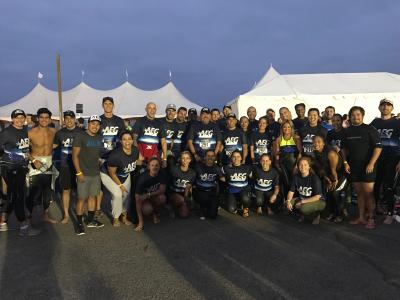 More than 50 AEG employees compete in the 31st annual Nautica Malibu Triathlon presented by Equinox at Zuma Beach in Malibu, Calif. to benefit Children’s Hospital Los Angeles on Sunday, September 17, 2017.