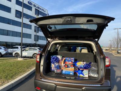 Subaru of America, Inc. and local Subaru retailers partnered with Make-A-Wish® New Jersey to deliver a surprise wish for eight-year-old Camden boy. Photo credit: Make-A-Wish