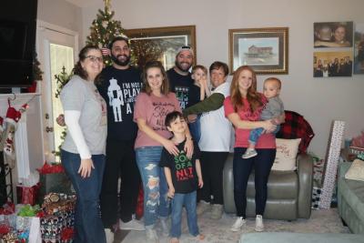 Last group pic of all of #bagslegacy Dec 2018. Photographed: In Bagley’s home - Laurie Bagley, Anthony Corwin, Kim Bagley Corwin, Knox Corwin, Taylor Barbour, Walker Corwin, Lynn Cockrell, Krista Bagley Barbour, Thomas Barbour. Note: Krista due with Bagley’s first granddaughter, Lucille Harlynn due 3 Aug 2020 (middle name Is feminine spelling for SGT Bagley’s middle name “Harlan”)