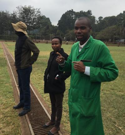 Ely Kogei who leads restoration of the 1000-hectare forest in Nairobi. Photo: World Agroforestry Centre/Cathy Watson