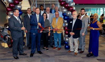 (Left to Right) Robert Rivers, Tyler plant manager, Nathanial Moran, Smith County Judge, Tom Mullins, Tyler Economic Development Council Chamber President, Ted Crabtree, Vice President of Operations of Trane, Victor Valle, Tyler Economic Development Council, Kathy Comer, Senator Cornyn Office, Cary Nix, Smith County Commissioner, Edward Broussard, Tyler City Manager, Martin Heines, Mayor of Tyler, Don Warren, Tyler Council Member, Henry Bell, Tyler Chamber, Reece DeWoody, Senator Cornyn Offce, Felicia Herndon, EVP Tyler Economic Development Council Chamber come together to recognize Trane Building and Community commitments.