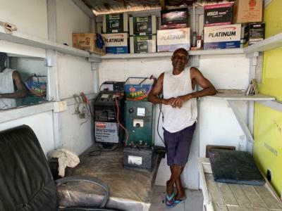 MARTIN IS A CLIENT WHO FOUND ID GHANA AFTER ANOTHER MICROLENDING INSTITUTION WENT OUT OF BUSINESS AND STOPPED FINANCING HIS ACTIVITY RENTING AND SELLING CAR BATTERIES