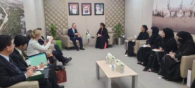 Meeting with Climate Minister