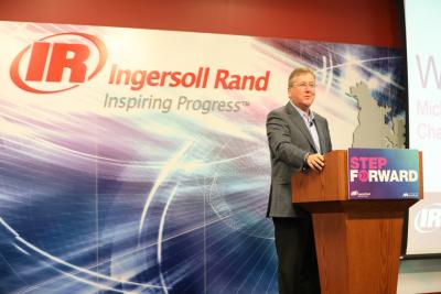 Ingersoll Rand Chairman and CEO Michael W. Lamach welcomed Charlotte-area women in manufacturing to STEP Forward, a leadership and development event hosted in conjunction with The Manufacturing Institute. Lamach said to participants, “As leaders in manufacturing, we share a goal to attract the best and brightest talent to the industry – and that includes a critical need to attract, retain and promote more women in manufacturing.”