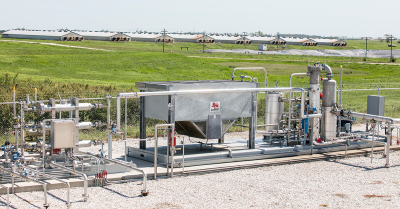 Smithfield Foods will contribute directly to the natural gas distribution system in Milan, Missouri using renewable natural gas generated from manure on its hog farms. The project is part of Smithfield’s ambitious effort to reduce its carbon footprint by reducing greenhouse gas emissions 25% by 2025.