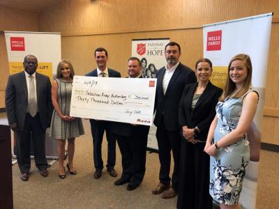 The Salvation Army of Hattiesburg has received $30,000 for the Center of Hope Shelter transitional housing program, which provides emergency shelter and support services to men, women and families, including a warm bed, hot meals, laundry, bathing facilities and other resources to help them get back into permanent housing.