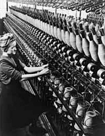 At a time when women were becoming a larger part of the workforce during World War II, Mohawk employees made blankets and canvas for tents for the U.S. military.