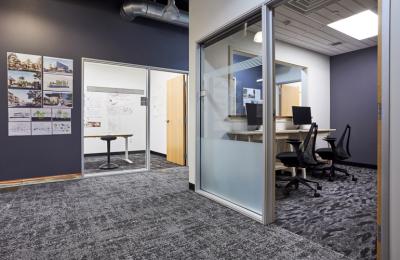 Mohawk Group's Owls collection features Flight and Feather patterns. Photography courtesy of Mohawk Group.