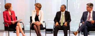 Isabelle Kocher, CEO of ENGIE Group, participated in a panel discussion during the Opening Ceremony and shared her thoughts on what energy companies can do to accelerate sustainability transformation: