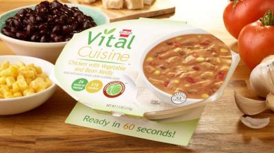 Hormel Vital CuisineTM meals are available in six varieties.