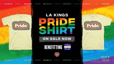 AEG’s LA Kings launch a limited-edition LA Kings Pride t-shirt, with proceeds from sales to benefit You Can Play, an organization that works to ensure the safety and inclusion for all who participate in sports, and pushes towards inclusive culture and policies whether it be on the field, in the stands, or with athletic brands.