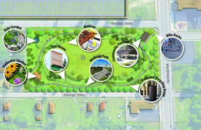 As part of a comprehensive three-year, $1 million effort to support eastside neighborhoods around the Detroit Assembly Complex, Stellantis today launched Detroit’s Greenest Initiative, the company’s plan to make Detroit’s east side the most environmentally friendly neighborhood. Detroit’s Greenest Initiative was announced during the groundbreaking for a new neighborhood education pavilion, located at the stormwater park on the corner of Kercheval Avenue and Beniteau Street. In addition to the pavilion, Stellantis plans to install environmental educational signage, bike racks, a bat house, beehives, pollinator garden and rain garden, as well as work with local educators to develop an environmental-focused curriculum.