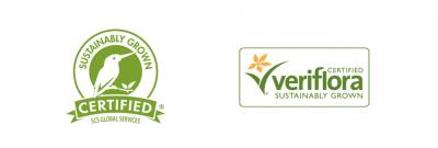 Sustainably Grown and Veriflora Certifications support pollinators with comprehensive environmental criteria.