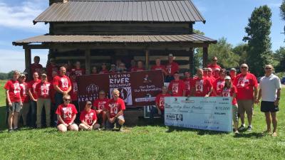 The Anheuser-Busch Watershed Grant supported the annual Licking River Roundup in Licking County, Ohio.