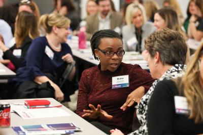 Two hundred Charlotte-based women gathered for a two-day event, STEP Forward: Charlotte, packed with leadership development sessions, networking, and roundtable discussions. While women make up about 47 percent of the labor force, they represent only 29 percent of the manufacturing workforce. Through STEP Forward, The Manufacturing Institute and Ingersoll Rand are committed to connecting more women with the rewarding, fulfilling and well-paying opportunities that manufacturing offers.