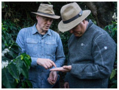 Doug Welsh, Roastmaster at Peet's Coffee, working with producers and other coffee supply chain partners to ensure they source the highest quality coffees.