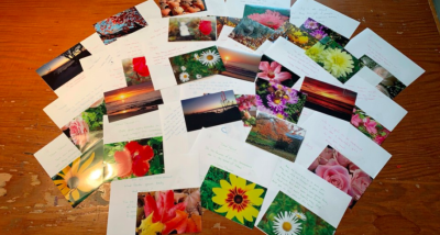 For Timberland’s 23rd annual Serv-a-palooza day of service, some employees opted to serve from home and made encouraging cards to share with isolated community members.