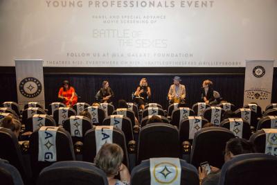 AEG’s LA Galaxy Foundation concludes its Women’s Leadership Series presented by Herbalife Nutrition with a panel discussion and advance screening of the film BATTLE OF THE SEXES on September 14, 2017 at Regal L.A. LIVE: BARCO Innovation Center.